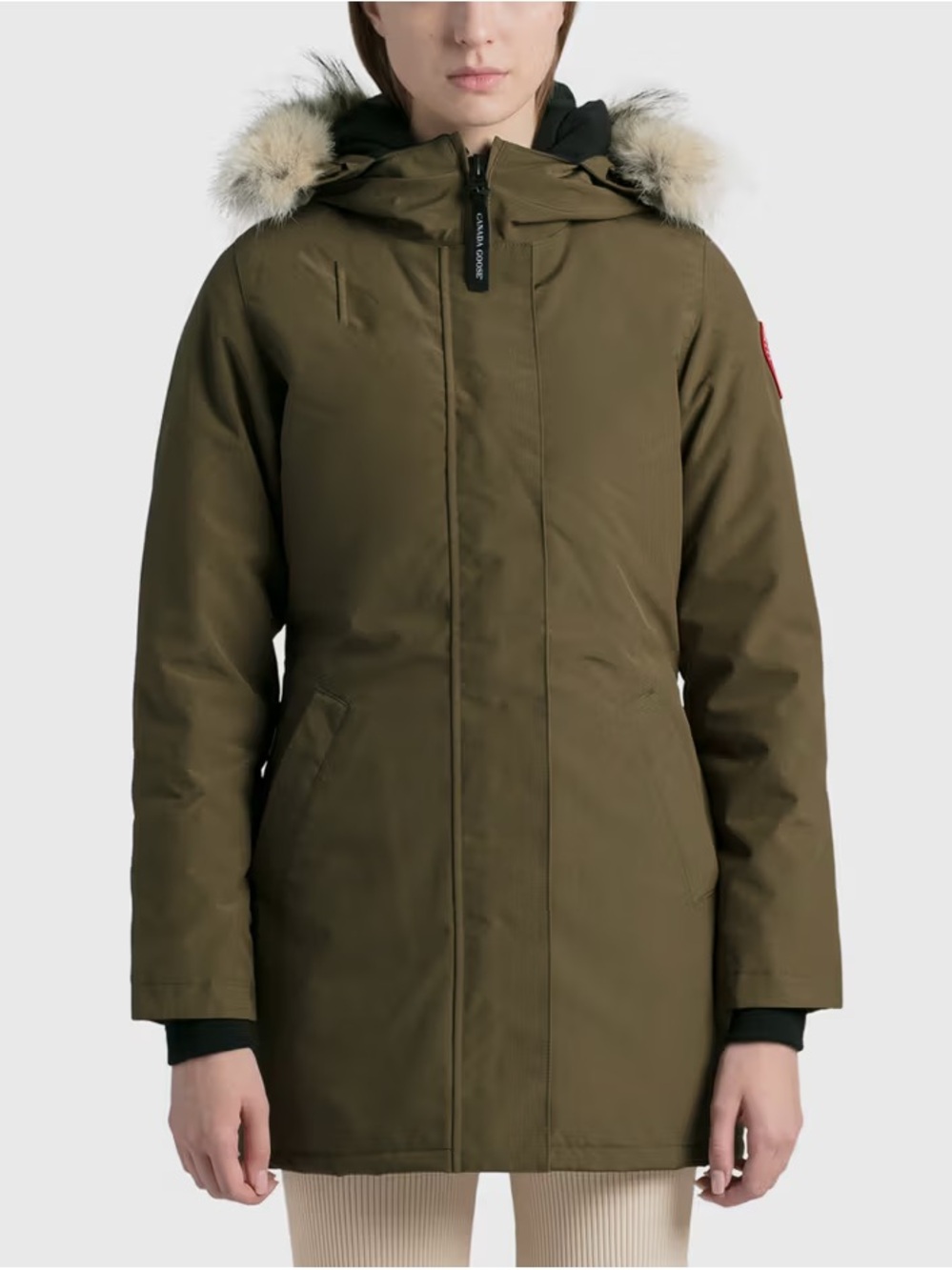 Canada Goose Women's Olive Green Victoria Parka